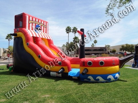 Pirate themed water slide rental Phoenix